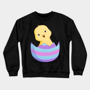 Easter Chick Hatching from the Egg Crewneck Sweatshirt